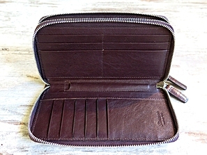 Мужской клатч с двумя молниями (ПОД ЗАКАЗ) \ BRIANZA