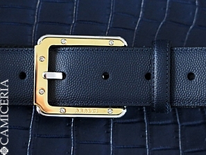 Мужской двусторонний ремень со сменной пряжкой (ПОД ЗАКАЗ) \ ARALDI 1930