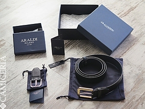 Мужской двусторонний ремень со сменной пряжкой (ПОД ЗАКАЗ) \ ARALDI 1930